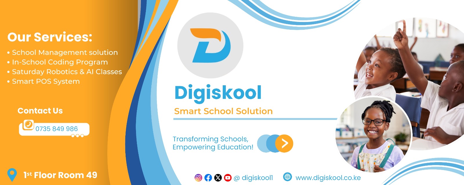 Digiskool Rollup Banner